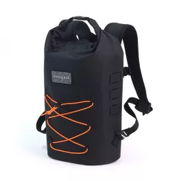   Vízálló hátizsák Zulupack® Indy 12L Cordura® – IP67 fekete túrázáshoz és városi használatra