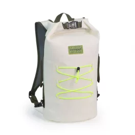 Vízálló hátizsák 20L vízisportokhoz, túrázáshoz és városi használatra - Zulupack® Indy 20L Cordura® – IP67 fehér/zöld