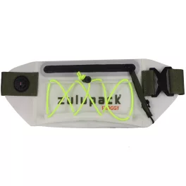 Vízálló övtáska Zulupack® Froggy Cordura® fehér – IP67 – kompakt, prémium övtáska aktív életmódhoz