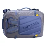Több rekeszes, ergonomikus vízálló utazótáska – Zulupack® Antipode 45L IP63 szürke