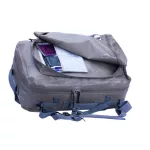 Több rekeszes, ergonomikus vízálló utazótáska – Zulupack® Antipode 45L IP63 szürke