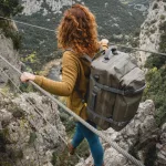 Több rekeszes, ergonomikus vízálló utazótáska – Zulupack® Antipode 45L IP63 szürke