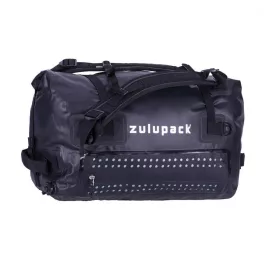 Strapabíró fekete vízálló utazótáska 45L kapacitással – Zulupack® Borneo 45L – IP66