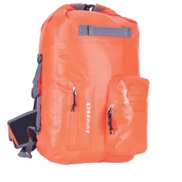 Narancssárga vízálló hátizsák többnapos túrázáshoz és vízi sportokhoz – Zulupack® Nomad 35L IP67