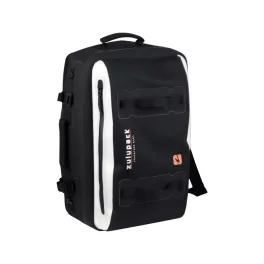   Vízálló utazótáska Zulupack® Antipode 45L Cordura® – IP63 – fekete/fehér – divatos, praktikus bármilyen utazáshoz