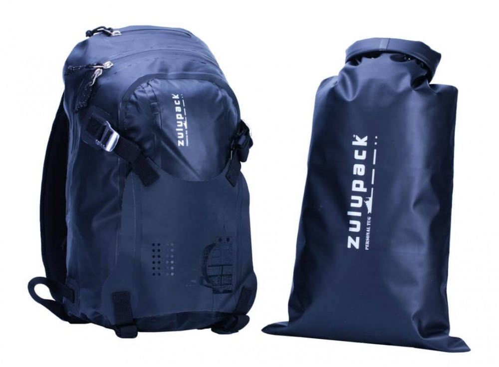 Vízálló hátizsák motorozáshoz, kerékpározáshoz és outdoor sportokhoz – Zulupack® Bandit 25L – IP63 fekete Vízálló hátizsák motorozáshoz, kerékpározáshoz és outdoor sportokhoz – Zulupack® Bandit 25L – IP63 fekete